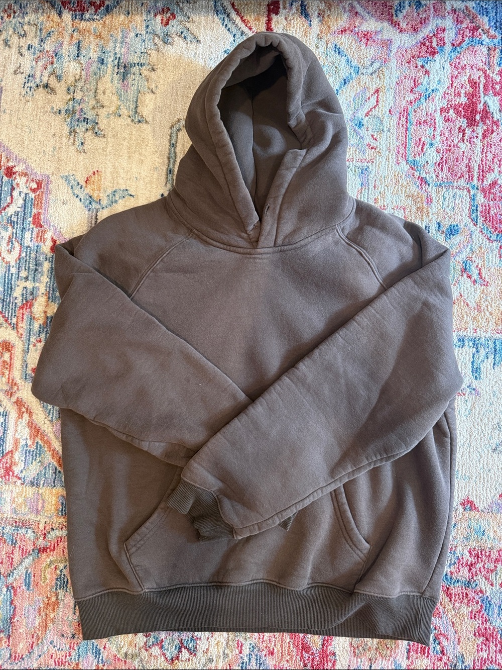 DANDY Worldwide women’s Hooded Pullover Sweatshirt - Brown - size S - Picture 2 of 3